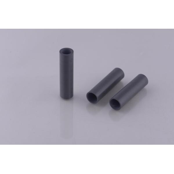 High-Strength Silicon Nitride Ceramic Dark Gray Hollow Cylinder / Sleeve