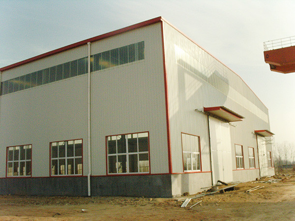 Lightweight Steel Structure Building Warehouse , H Steel Frame Structure Building