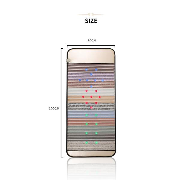 Дальний инфракрасный радужный коврик для облегчения боли 180*70/190*80 см и 12-30 фотонов