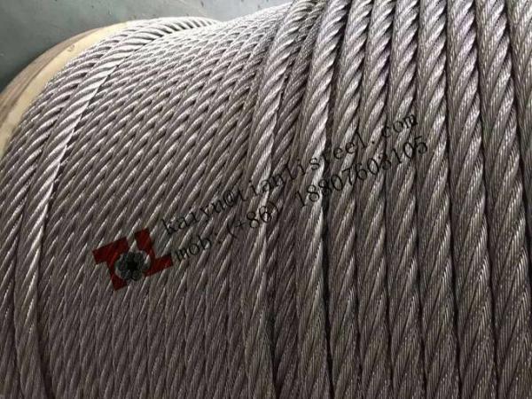 6x37+IWRC Stainless Rope AISI A2 304 A4 316 diameter 10mm