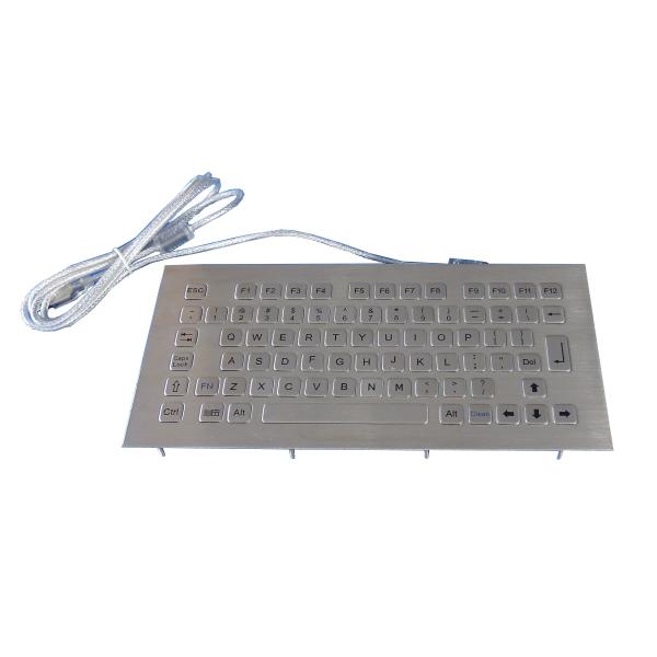 専門のキオスクのステンレス鋼は FN のキーのキーボード、RoHS を高耐久化しました