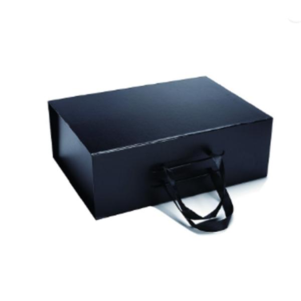 Изготовленным на заказ картонные коробки напечатанные логотипом, рифленая упаковывая коробка с ручками