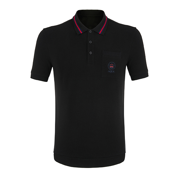 Exquisite Tailoring Skin-friendly White Black Essential Cotton Plain Polo Shirts Mens With Custom Logo Label Embroidery Casual