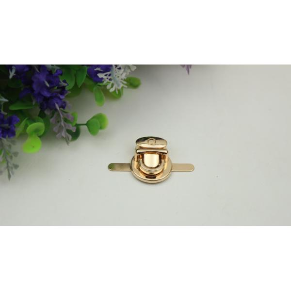 Gold lock metal bag buckle button zinc alloy push lock for bags