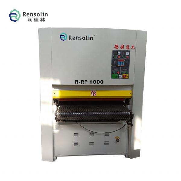 4000kg Potencia total 14.5kw sin cepillo Cinturón automático de trabajo de metales ancho Sander para rectificación rápida y precisa