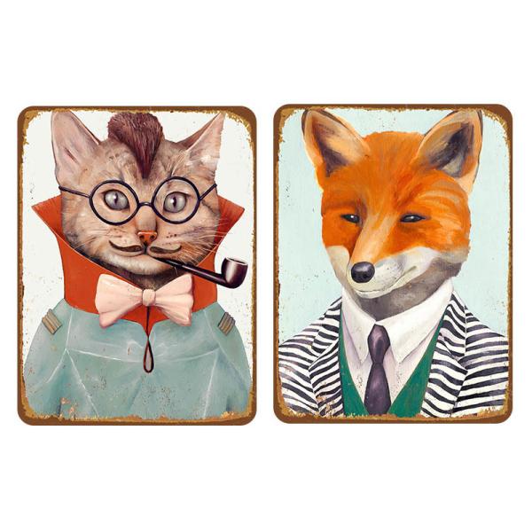 Customization Daily Household Items A4 Size Iron Plate Bedroom Wall Painting