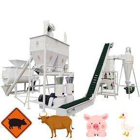 La capacité 500kg à 2000kg par moutons de bétail de poulet d'heure alimentent la