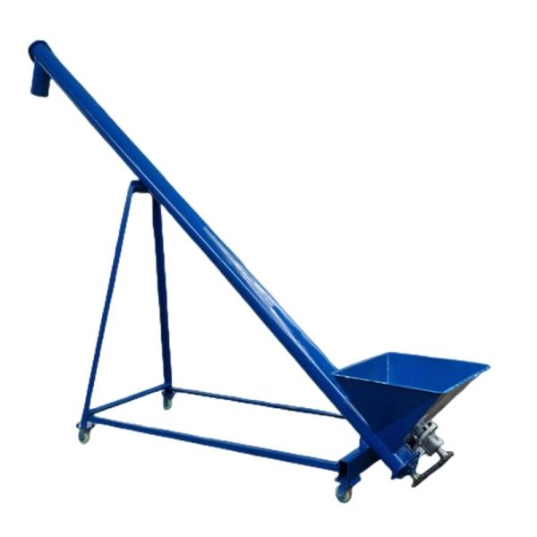 US Currency Inclined Mobile Spiral Elevator U Type Concrete Screw Auger Conveyor