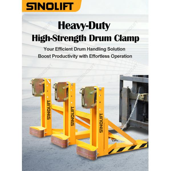 DG500 / DG1000 / DG1500 / DG2000 Heavy-Duty Forklift Mounted Drum Grab