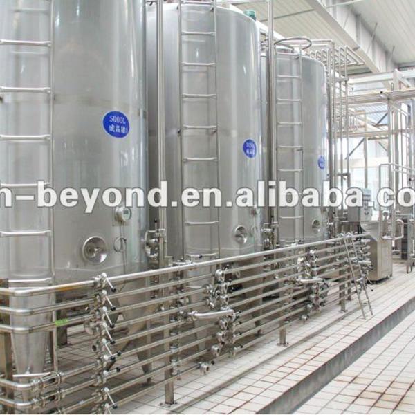 Cylindrical Stainless Steel Tanks For Milk Processing Storage