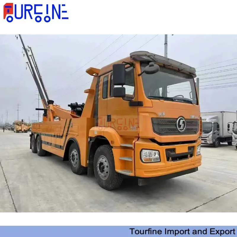 Heavy Duty 8X4 120Ton Shacman Recovery Tow Truck for Commercial Vehicle and Equipment Rescue