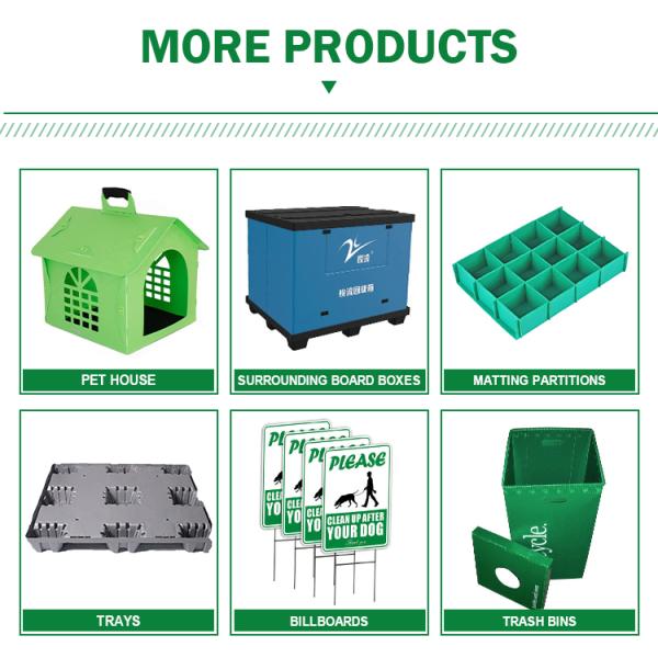 Прессованная белизна Correx доски 1500gsm 10mm Correx рифлить доску