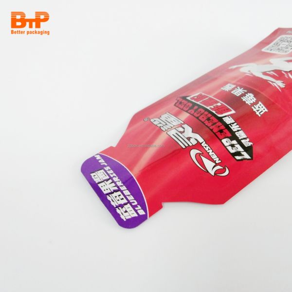 Customized Doypack 35g Blueberry Jam Strawberry Applesauce Juice  Die Cut Plastic Packaging Bags Shaped Pouches