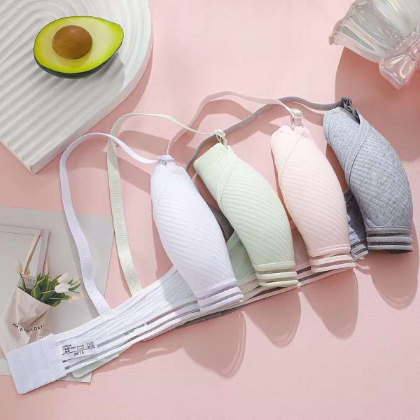 Female High Quality AB Cup Bra Small Breast Underwear Sports Thin Small Quality Wholesale Bra for Women