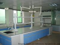 Acid Resistant Wood Lab Furniture Aluminum Alloy Handle 12.7mm Solid Bench Top