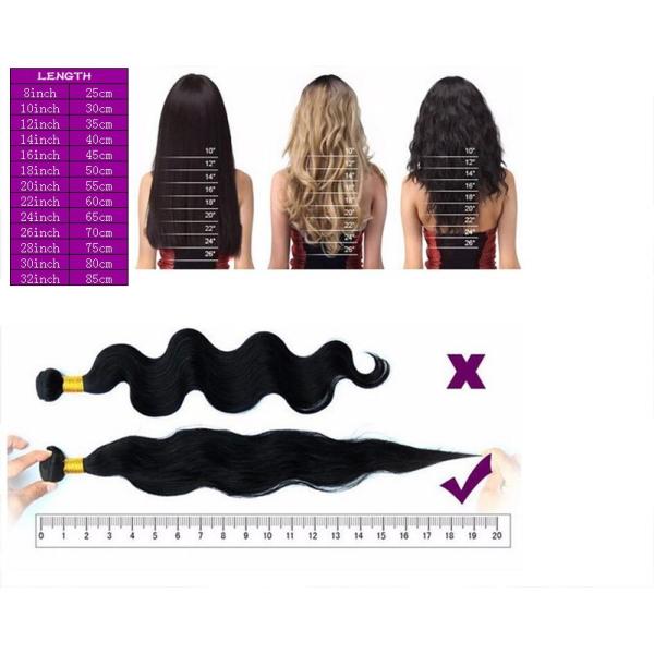 El tejer natural del pelo negro de las pelucas de cordón malasias del cabello humano de la onda del cuerpo del grado 7A