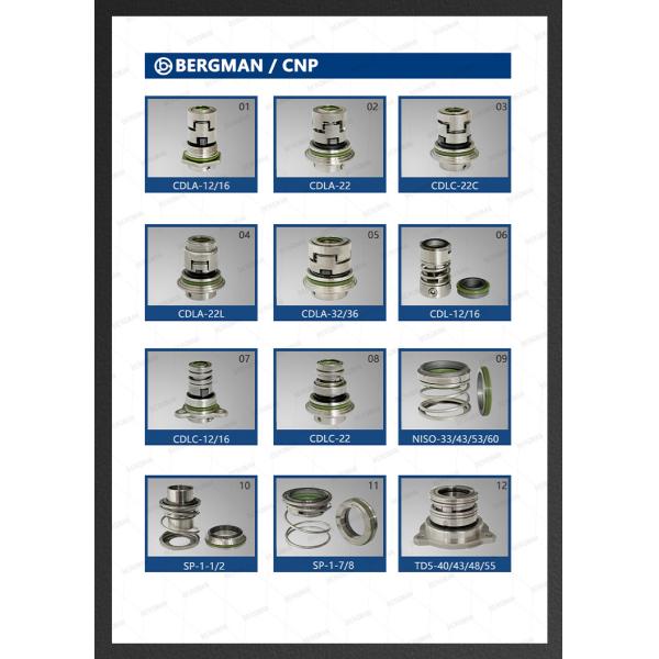 NJK CDLA-16mm CNP CDLF CDMF Нержавеющая сталь Вертикальный многоступенчатый насос Механическая уплотнитель