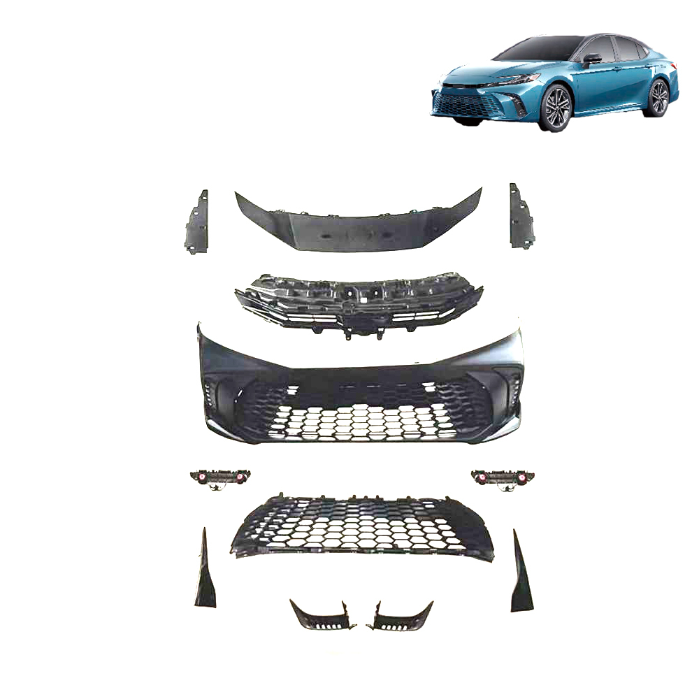 Aftermarket Complete Front Bumper Assembly OE 52119-AQ903 52119-AQ904 for 2024-2025 Toyota Camry XV80 SE USA