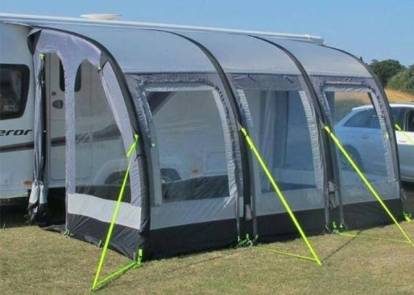 Barraca do toldo do lado do carro do RW da caravana do ar do cinza 300D Oxford do toldo do lado do telhado do carro de 390X250X240CM
