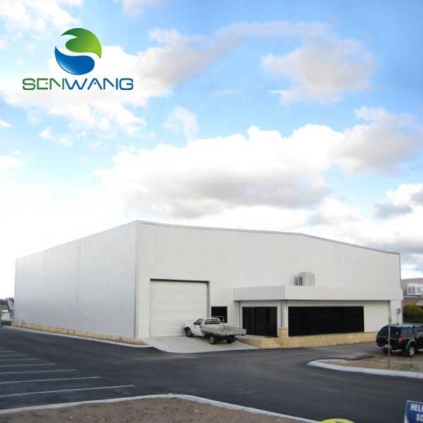 Economical Multi Span Steel Buildings Workshop , Safety Metal Frame Commercial Buildings