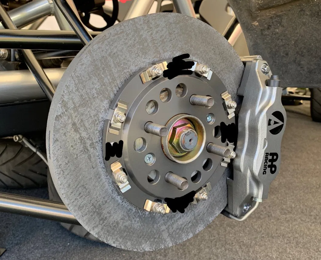 Carbon Fiber Ceramic Brake Disc For Tesla Mercedes Amg Audi Hot Selling 34111159898 For BMW Od343xt32 (343X32) CCM Brake System Updated Auto Parts