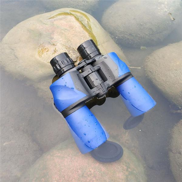 7x50 Blue Military Grade Waterproof Binoculars Telescope For Adults Hunting