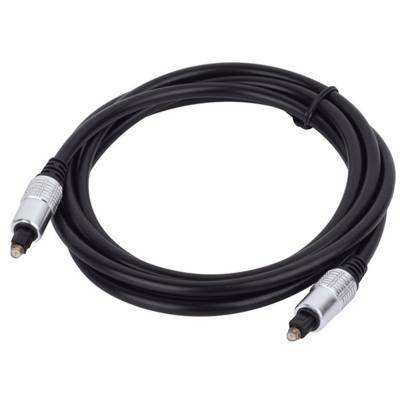 Preço de fábrica Brand New Toslink Fiber Optical Cable Gold Port Plated White Alumium Shell For Home Theatra 1.2M