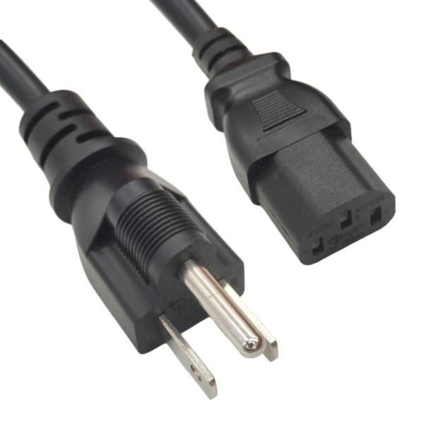 PSE Certified Japanese Style Power Cord Japan Waterproof 3 Pin Plug Ground IEC Female End Type 15A Rated Current Insulated Plug