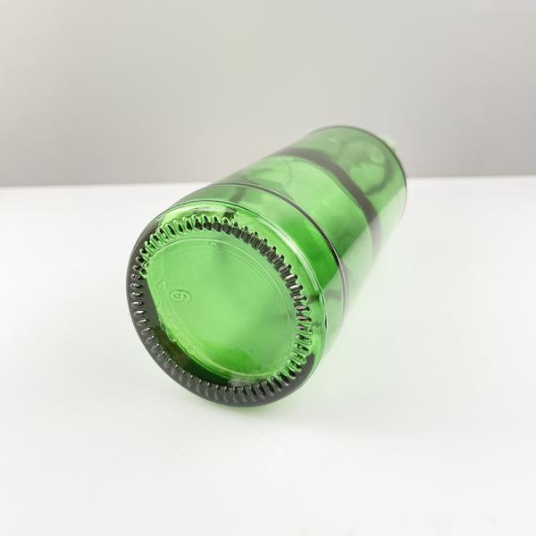 Body Material Glass 750ml Clear Round Olive Oil Bottle for Dispensing and Storage