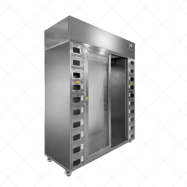 Cleanroom Storage Cabinet with HEPA Filtration and Dual-Zone Storage for ISO/GMP Compliance