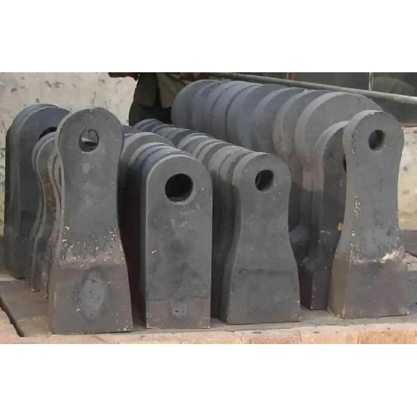 Customized High Manganese Steel Wear Resistant Hammer Head Crusher Parts