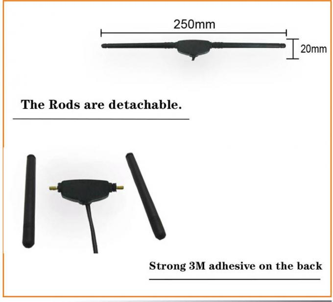 Uhf Long Range 2-3dBi Fm Radio Car TV Antenna Outdoor Indoor For Signal Booster HT-V132