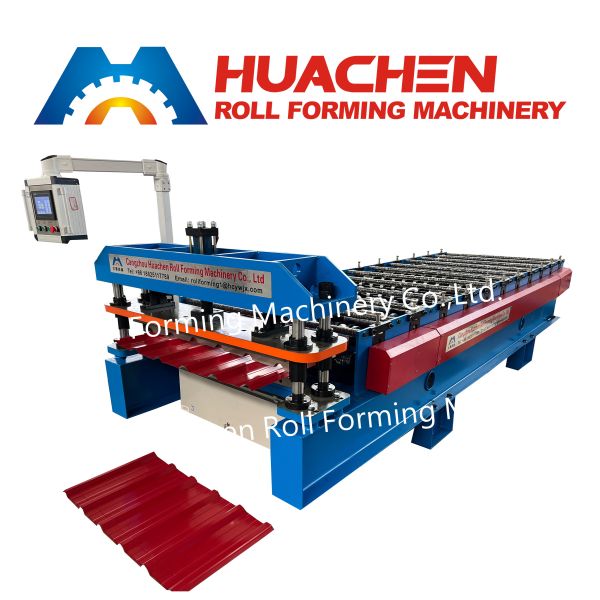 Metal coil cold rolling forming machine, Trapezoidal roof panel tile-making machine, Ibr Pbr roof panel forming machine