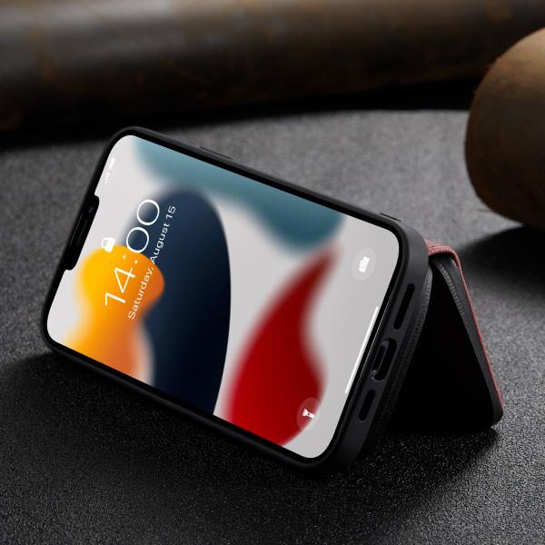 Случай Iphone 14 безшовного случая телефона Iphone 12/Iphone 13 кожаного многофункциональный