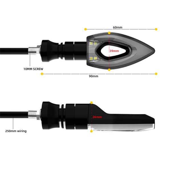 Sistema de iluminação de motocicleta DC12V YAYE com 6500k temperatura de luz O sonho de um piloto