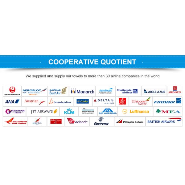 Полотенца устранимого хлопка авиакомпаний руки горячие