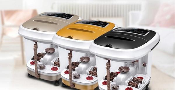 Convenient Bucket Handel Foot Bath Massager Black Or Customized Color