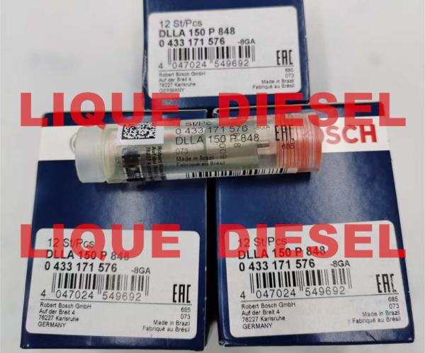 BOSCH Injector Nozzle 0433171576 , DLLA150P848 , 0 433 171 576 , DLLA 150 P 848