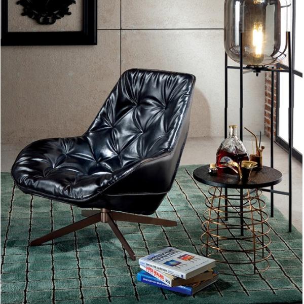 Industrial Modern Design Genuine Leather Leisure Chesterfields Single Seater Chair