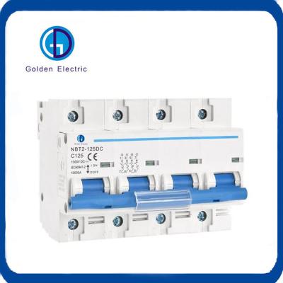 Safe To Use 100 Amp Breaker DC Mini Flame Retardant For Solar System