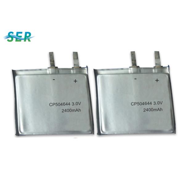 Емкость главной ячейки CP202540 3.0V 350mAh батареи электронного замка гибкая ультра тонкая