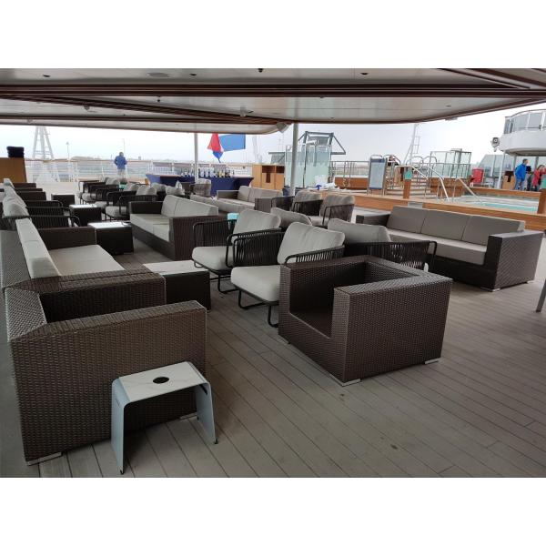 Courtyard Furniture High End Rattan Outdoor Furniture for Modern Luxury Sofa Set