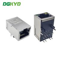 ETIQUETA del interfaz de red de DGKYD311Q106AB2A4DN RJ45 ENCIMA del escudo iluminado interfaz modular del PWB de Jack Single Port