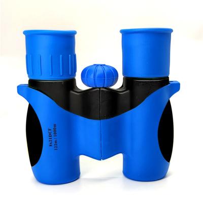 Binóculos azuis 8x21 Mini Shockproof Telescope For Kids da ornitologia
