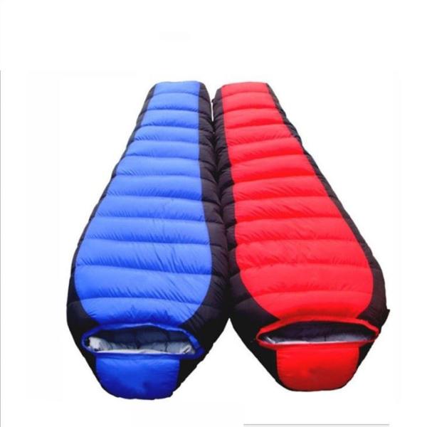 Mummy Sleeping Bag, 0°F Sleeping Bag for Big & Tall Adults, No-Snag Zipper Adjustable Hood for Warmth Ventilati
