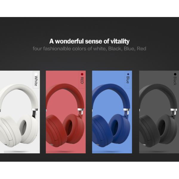 Headband Active Noise Cancelling Earphones 10m Deep Bass Wireless Headphones