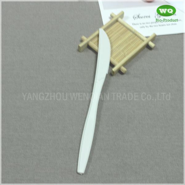 Disposable Bio-Based Plastic Cutlery Knife,Disposable Utensils - Forks, Spoons & Knives Made From Potato Starch