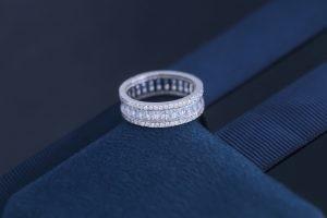 Ladies Engagement 925 Silver Cubic Zirconia CZ Ring Jewelry 5A Zircon