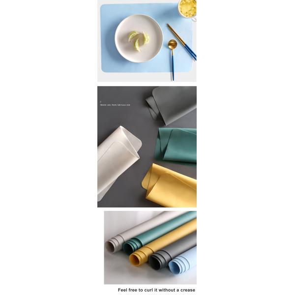 Циновка циновки места силикона ODM OEM красочная многоразовая