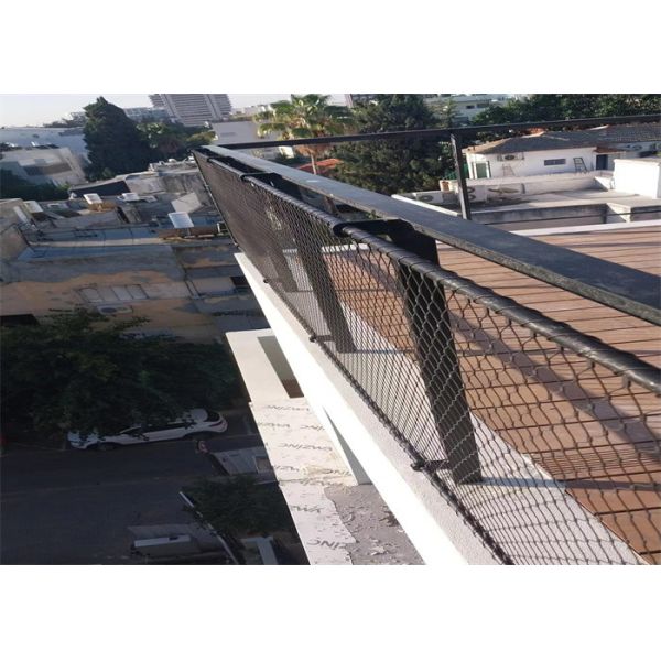 Display Customized Inox Rust Resistant Stainless steel Black Oxide Wire Rope Mesh